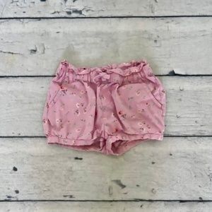 Baby Gap used good condition pink floral shorts size 4t toddler